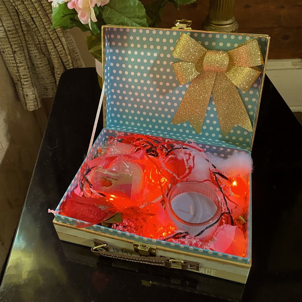 Gift set, light up decor